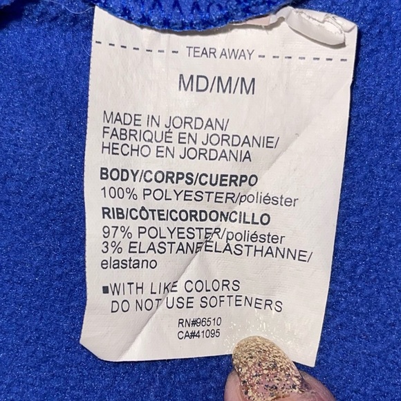 Under Armour Coldgear Quarter Zip Royal Blue Sweatshirt - Picture 14 of 14